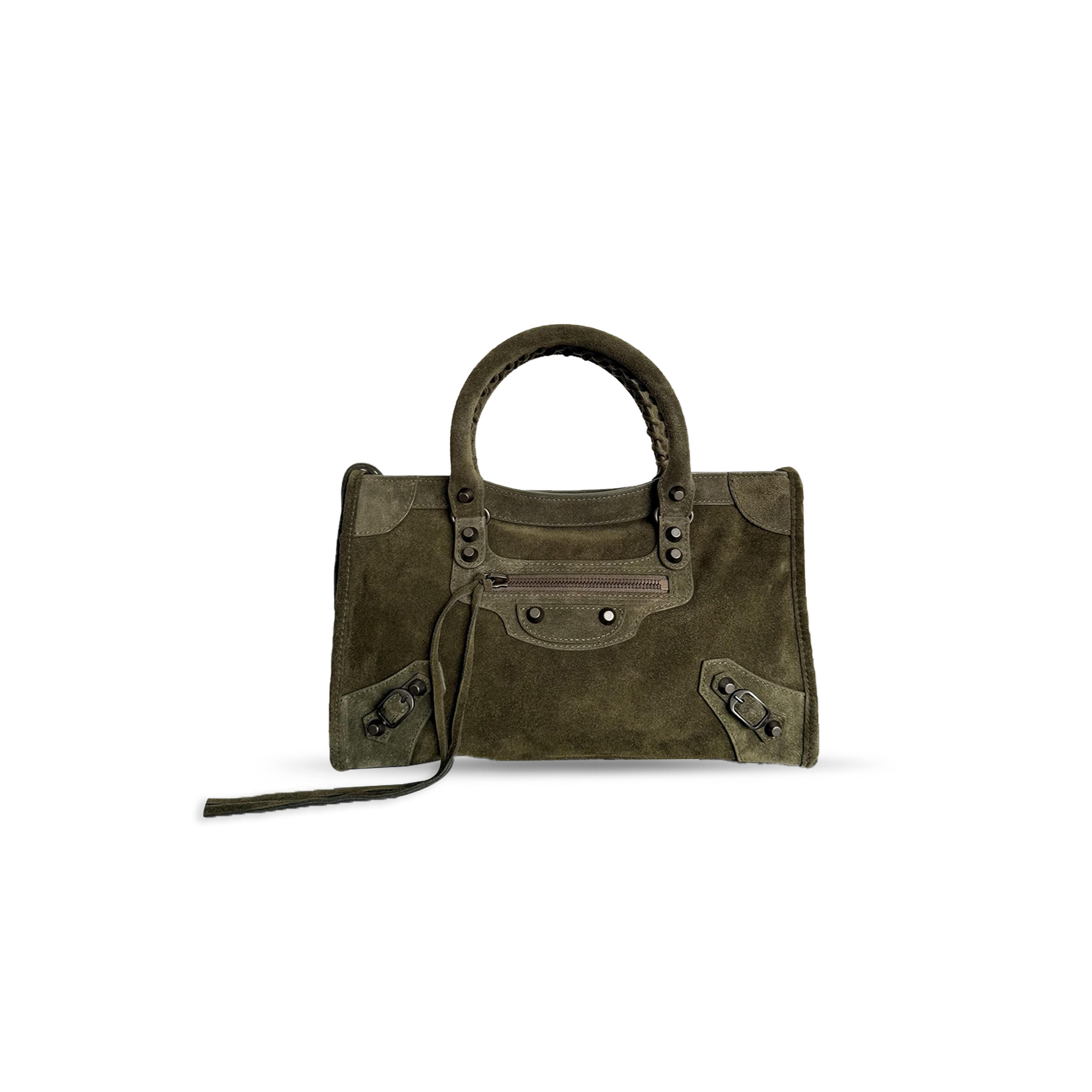 Ba1en*iaga women''s le city bag small in khaki 8114422ab2a2530 (29.9*19.1*9.9cm)